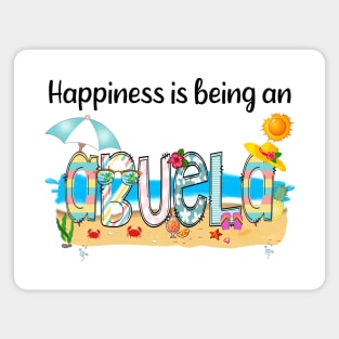 Happiness Is Being An Abuela Summer Beach Happy Mother's Day Magnet